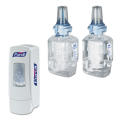 PURELL ADX-7 Dispenser, 700 mL, 3.75 x 3.5 x 9.75, White (872006)