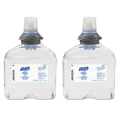 PURELL Advanced Hand Sanitizer TFX Refill, Foam 1,200 mL, Unscented (GOJ539202EA)