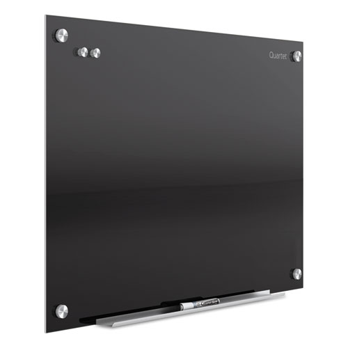 Quartet Infinity Glass Marker Board, 48 x 36, Black Surface (G4836B)