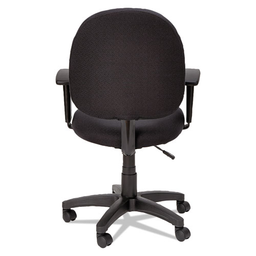 Alera Essentia Series Swivel Task Chair with Adjustable Arms, Supports Up to 275 lb, 17.71" to 22.44" Seat Height, Black (VTA4810)