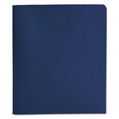 Smead 2-Pocket Folder with Tang Fastener, 0.5" Capacity, 11 x 8.5, Dark Blue, 25/Box (SMD88054)