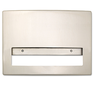 Bobrick Stanless Steel Toilet Seat Cover Dispenser, ConturaSeries, 15.75 x 2.25 x 11.25, Satin Finish (BOB4221)