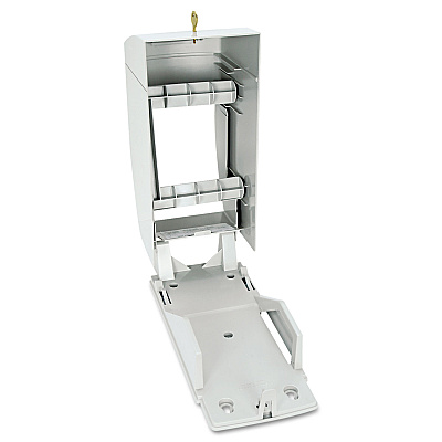Bobrick Matrix Series Two-Roll Tissue Dispenser, 6.25 x 6.88 x 13.5, Gray (BOB5288)