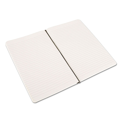 Moleskine Classic Softcover Notebook, 1-Subject, Narrow Rule, Black Cover, (192) 8.25 x 5 Sheets (HBGMSL14)