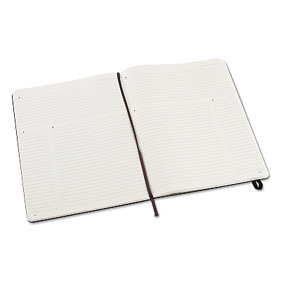 Moleskine Professional Notebook, 1-Subject, Narrow Rule, Black Hardcover, (192) 9.75 x 7.5 Sheets (PROPFNTB4HBK)