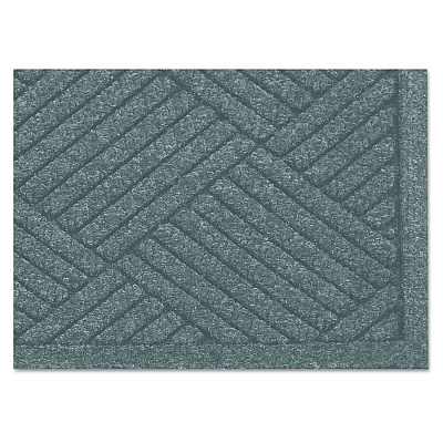 Guardian EcoGuard Diamond Floor Mat, Single Fan, 48 x 96, Charcoal (MLLEGDSF040804)