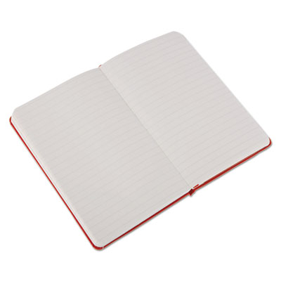 Moleskine Hard Cover Notebook, 1-Subject, Narrow Rule, Red Cover, (192) 5.5 x 3.5 Sheets (HBGMM710R)