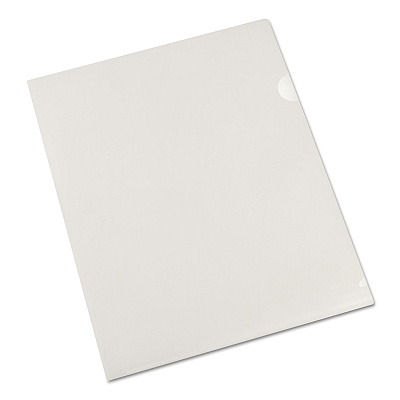 Universal Project Folders, Letter Size, Clear, 25/Pack (UNV81525)