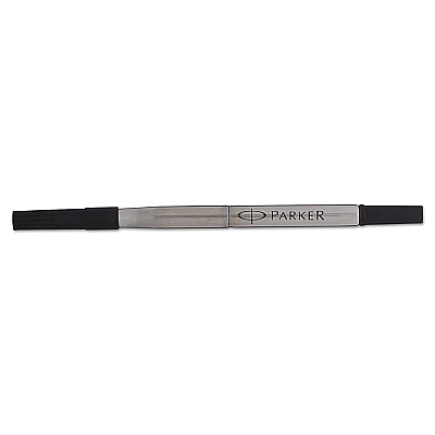 Refill for Parker Roller Ball Pens, Fine Conical Tip, Black Ink (PAR1950321)