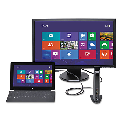 Kensington USB 3.0 Docking Station with DVI/HDMI/VGA Video, 1 DVI and 1 HDMI Out (KMW33972)