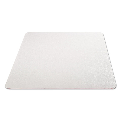 deflecto EconoMat All Day Use Chair Mat for Hard Floors, Flat Packed, 46 x 60, Clear (DEFCM21442F)
