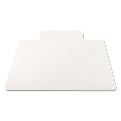 deflecto EconoMat All Day Use Chair Mat for Hard Floors, Flat Packed, 36 x 48, Lipped, Clear (DEFCM21112)