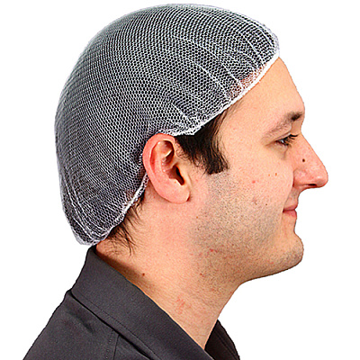 21 In. Heavyweight Polyester Hairnet White, Case Of 1000 (MC-21-1000/W)