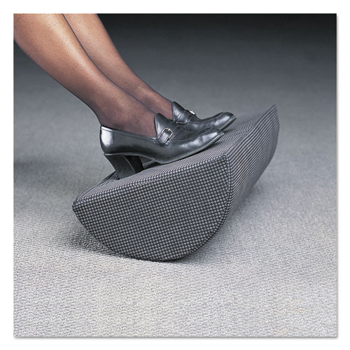 Safco Half-Cylinder Padded Foot Cushion, 17.5w x 11.5d x 6.25h, Black (92311)
