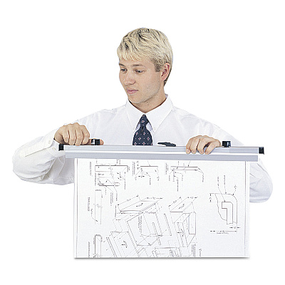 Safco Sheet File Hanging Clamps, 100 Sheets Per Clamp, 24" Length, 6/Carton (SAF50026)