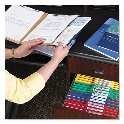 Smead 6-Section Pressboard Top Tab Pocket Classification Folders, 6 SafeSHIELD Fasteners, 2 Dividers, Legal Size, Yellow, 10/Box (SMD19084)