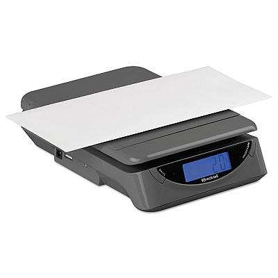 Brecknell 25lb Electronic Postal Shipping Scale, 8 x 6 Platform, Gray (SBWPS25)