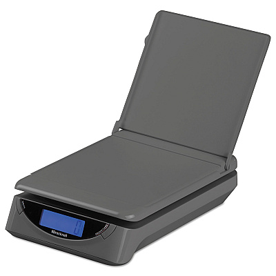 Brecknell 25lb Electronic Postal Shipping Scale, 8 x 6 Platform, Gray (SBWPS25)