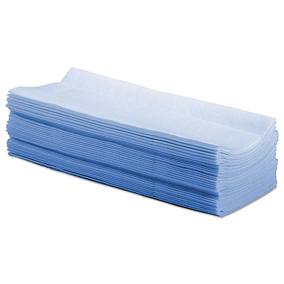 Boardwalk Hydrospun Wipers, 9 x 16.75, Blue, 100 Wipes/Box, 10 Boxes/Carton (BWKP070IDB)