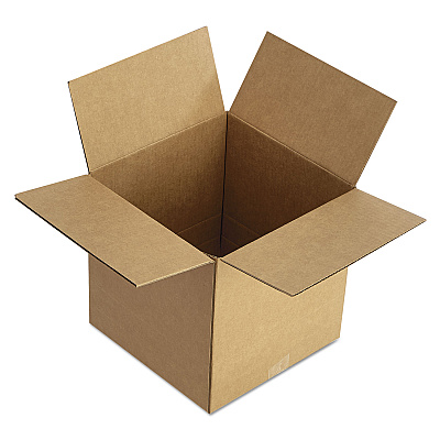 Universal Fixed-Depth Corrugated Shipping Boxes, Regular Slotted Container (RSC), 12" x 12" x 8", Brown Kraft, 25/Bundle (UNV12128)