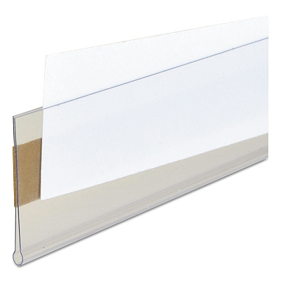 C-Line Self-Adhesive Label Holders, Top Load, 1 x 6, Clear, 50/Pack (CLI87627)