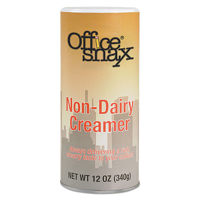 Office Snax Reclosable Powdered Non-Dairy Creamer, 12 oz Canister, 3/Pack (OFX00020G)