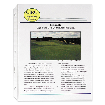 C-Line Standard Weight Polypropylene Sheet Protectors, Non-Glare, 2", 11 x 8.5, 50/Box (CLI62038)