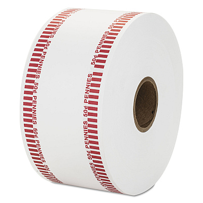 Pap-R Products Automatic Coin Rolls, Pennies, $.50, 1900 Wrappers/Roll (CTX50001)