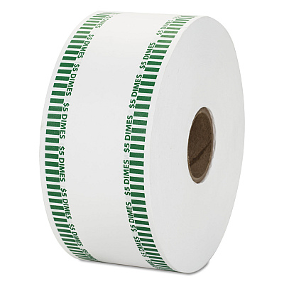 Pap-R Products Automatic Coin Rolls, Dimes, $5, 1900 Wrappers/Roll (CTX50010)