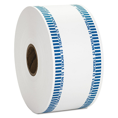Pap-R Products Automatic Coin Rolls, Nickels, $2, 1900 Wrappers/Roll (CTX50005)