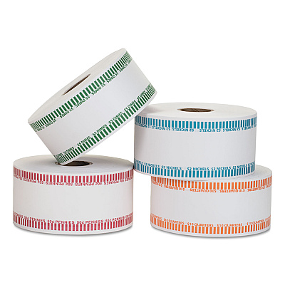 Pap-R Products Automatic Coin Rolls, Nickels, $2, 1900 Wrappers/Roll (CTX50005)
