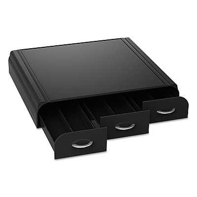Mind Reader Anchor 36 Capacity Coffee Pod Drawer, 13.46 x 12.87 x 2.72, Black (EMSTRY01BLK)