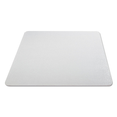 deflecto EconoMat All Day Use Chair Mat for Hard Floors, Rolled Packed, 45 x 53, Clear (DEFCM21242COM)