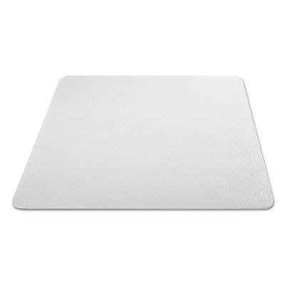 deflecto EconoMat All Day Use Chair Mat for Hard Floors, Rolled Packed, 45 x 53, Clear (DEFCM21242COM)