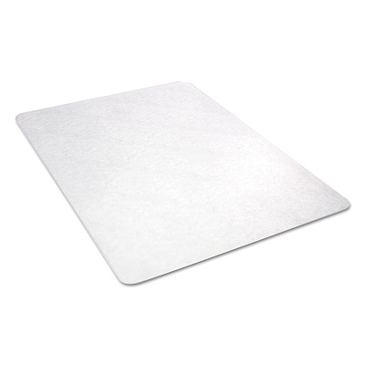 deflecto EconoMat All Day Use Chair Mat for Hard Floors, Rolled Packed, 45 x 53, Clear (DEFCM21242COM)