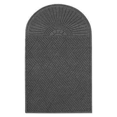 Guardian EcoGuard Diamond Floor Mat, Single Fan, 36 x 72, Charcoal (MLLEGDSF030604)