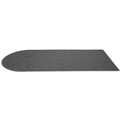 Guardian EcoGuard Diamond Floor Mat, Single Fan, 48 x 96, Charcoal (MLLEGDSF040804)