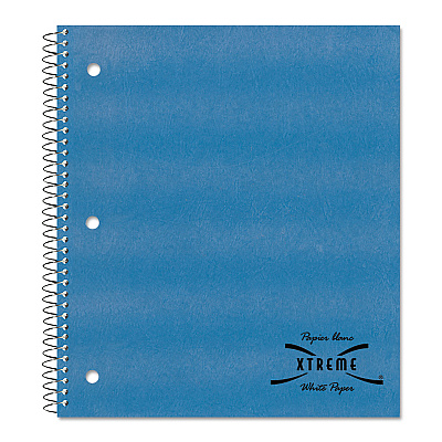 National Single-Subject Wirebound Notebooks, Medium/College Rule, Randomly Assorted Kraft Covers, (80) 11 x 8.88 Sheets (RED33709)