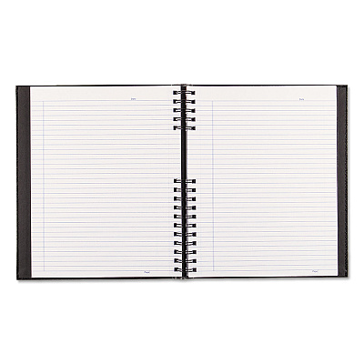 Blueline NotePro Notebook, 1-Subject, Medium/College Rule, Black Cover, (150) 11 x 8.5 Sheets (REDA10300BLK)