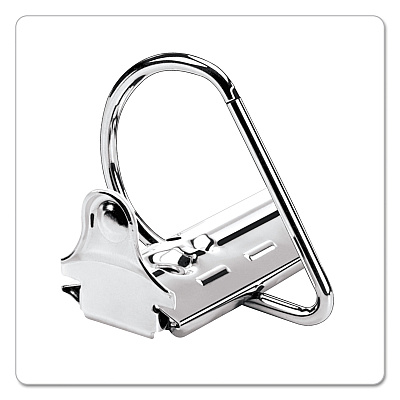 Cardinal ExpressLoad ClearVue Locking D-Ring Binder, 3 Rings, 1.5" Capacity, 11 x 8.5, Black (CRD49111)