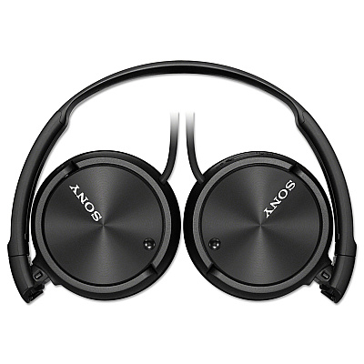Sony Noise Canceling Headphones, 4 ft Cord, Black (SONMDRZX110NC)
