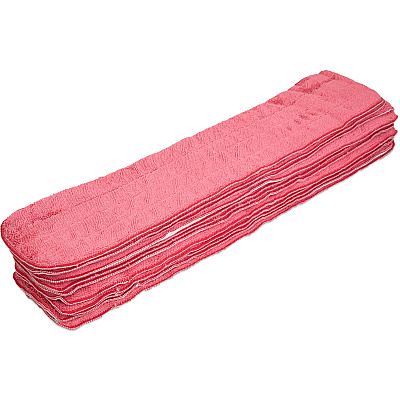 Microfiber Flat Wet Mop - 24", Red, Case Of 120 (M830024R-CS)