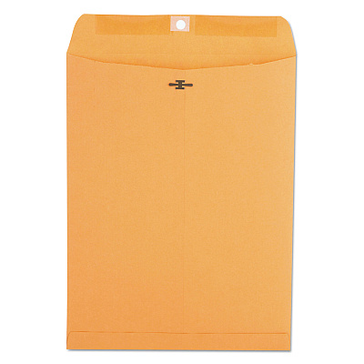 Universal Kraft Clasp Envelope, #93, Square Flap, Clasp/Gummed Closure, 9.5 x 12.5, Brown Kraft, 100/Box (UNV35265)