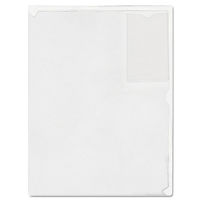 Advantus Kleer-File Poly Folder with ID Pocket, Letter Size, Transparent (AVTANG12)