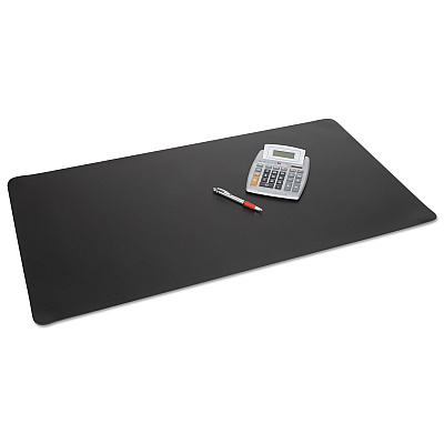 Artistic Rhinolin II Desk Pad with Antimicrobial Protection, 24 x 17, Black (AOPLT412MS)