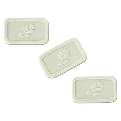 Good Day Unwrapped Amenity Bar Soap, Fresh Scent, #1 1/2, 500/Carton (GTP400150)