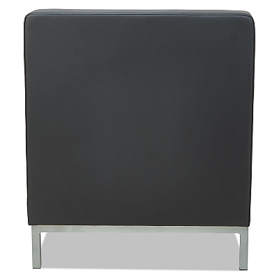 Alera QUB Series Powered Armless L Sectional, 26.38w x 26.38d x 30.5h, Black (ALEQB8116P)