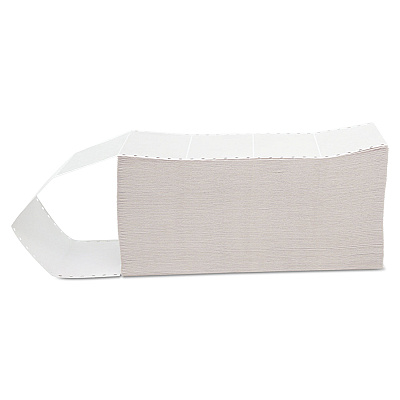 Universal Dot Matrix Printer Labels, Dot Matrix Printers, 2.94 x 5, White, 3,000/Box (UNV75114)