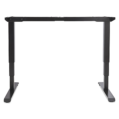 Alera AdaptivErgo Sit-Stand 3-Stage Electric Height-Adjustable Table Base with Memory Control, 48.06" x 24.35" x 25" to 50.7",Black (ALEHT3SAB)