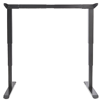 Alera AdaptivErgo Sit-Stand 3-Stage Electric Height-Adjustable Table Base with Memory Control, 48.06" x 24.35" x 25" to 50.7",Black (ALEHT3SAB)